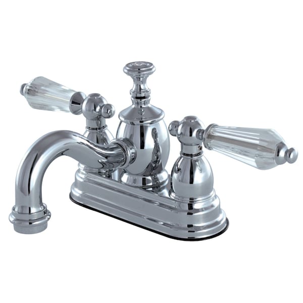 KS7101WLL 4" Centerset Bathroom Faucet, Polished Chrome